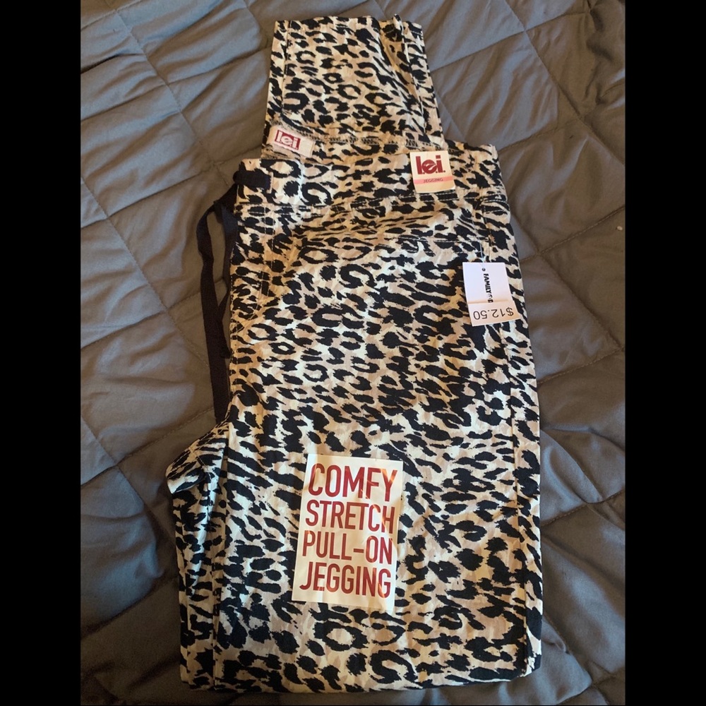 Comfy Cheetah Print stretch skinny Jeans